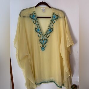 Chicos Beaded Swim Cover up